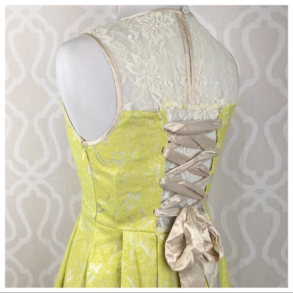 Lolita Lace & Jacquard Mini Dress - Picture 4 of 8